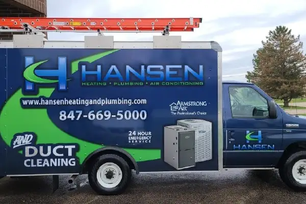 Air conditioner installation by Hansen HVAC